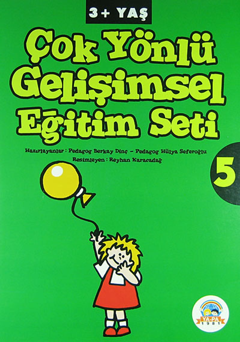 Çok Yönlü Gelişimsel Eğitim Seti 5 (3 Yaş) kitap kapağı