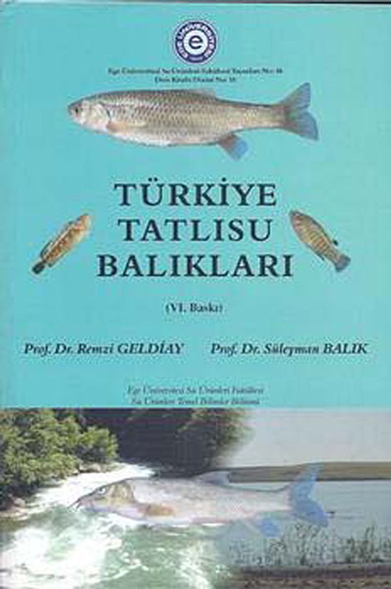 Türkiye Tatlısu Balıkları kitap kapağı