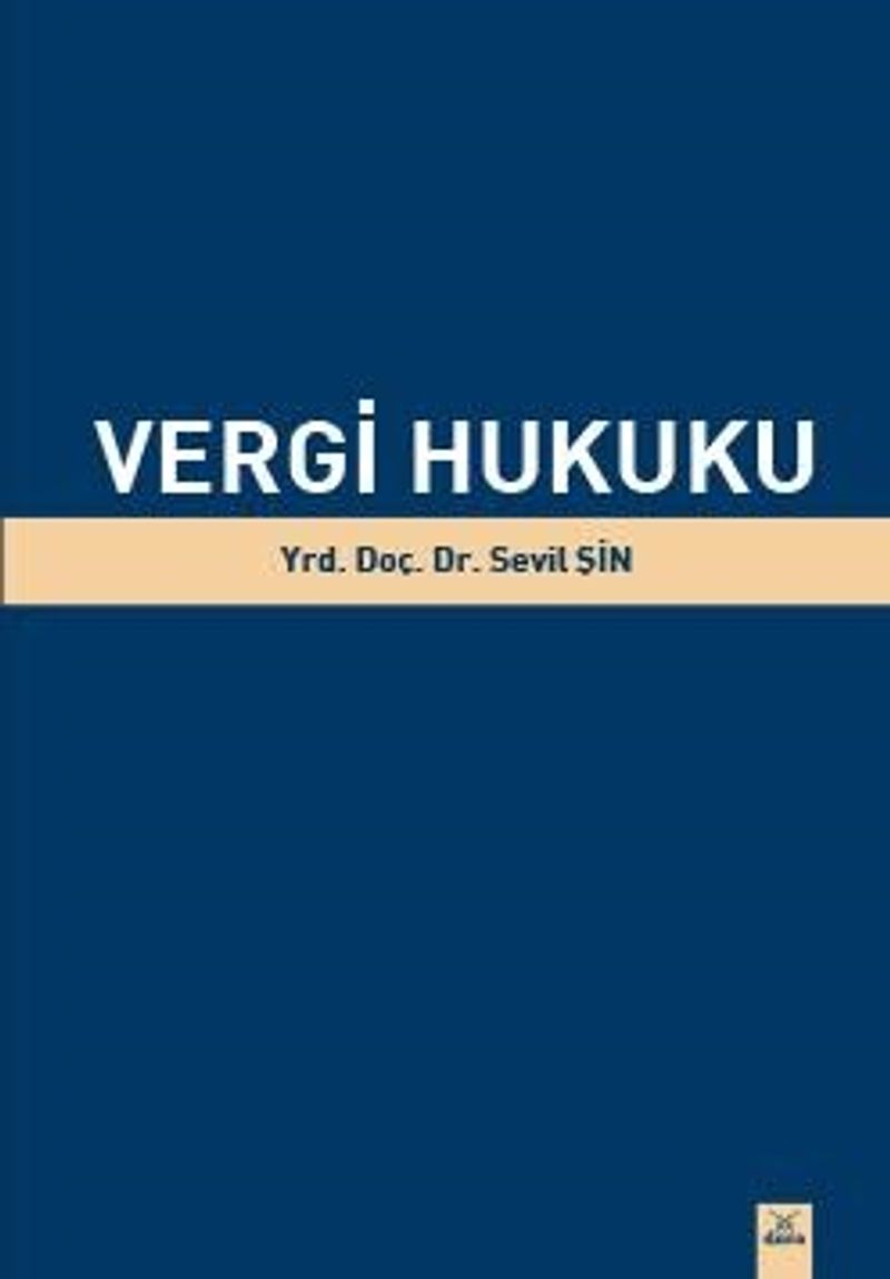 Vergi Hukuku kitap kapağı