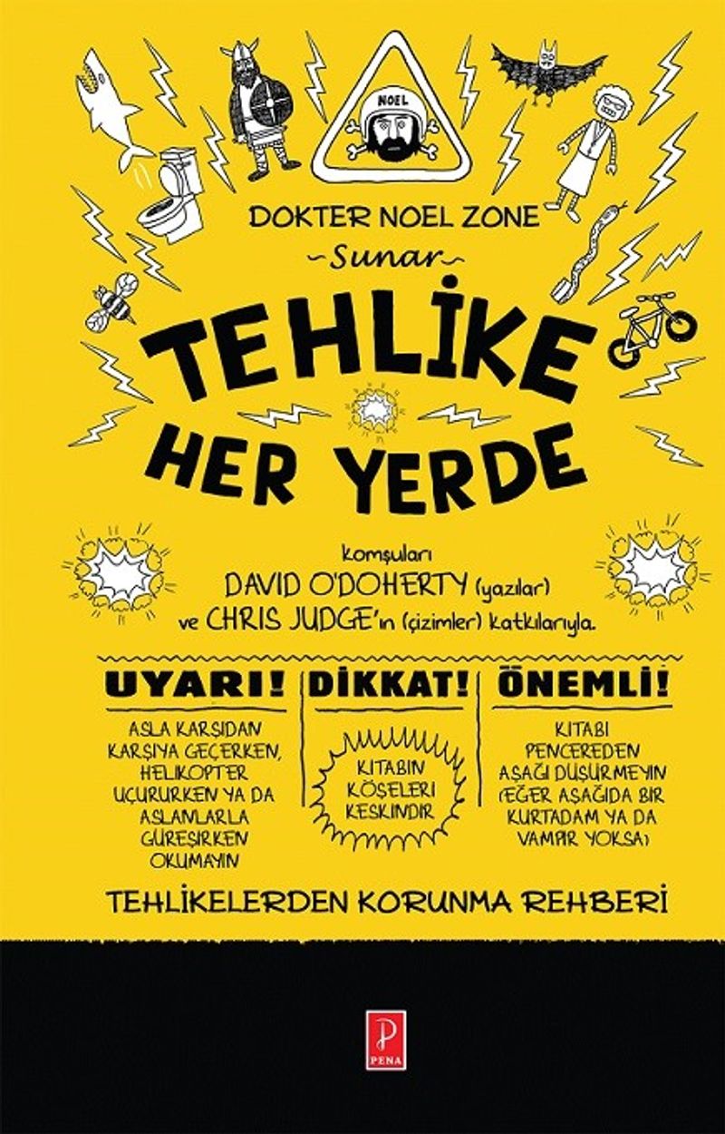 Tehlike Her Yerde kitap kapağı