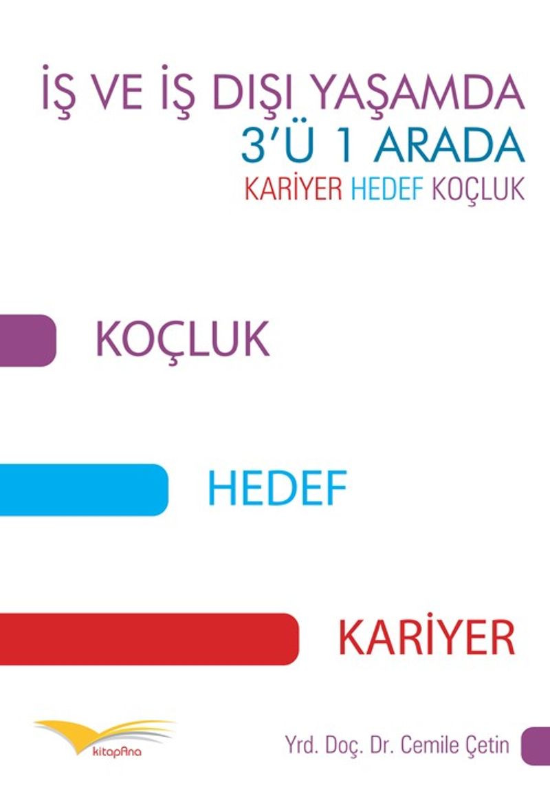 İş ve İş Dışı Yaşamda 3'ü 1 Arada Kariyer Hedef Koçluk kitap kapağı