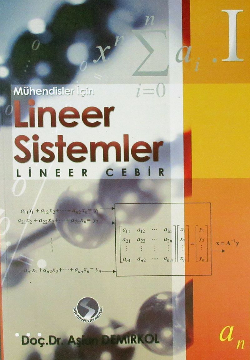Mühendisler İçin Lineer Sistemler 1 Lineer Cebir kitap kapağı