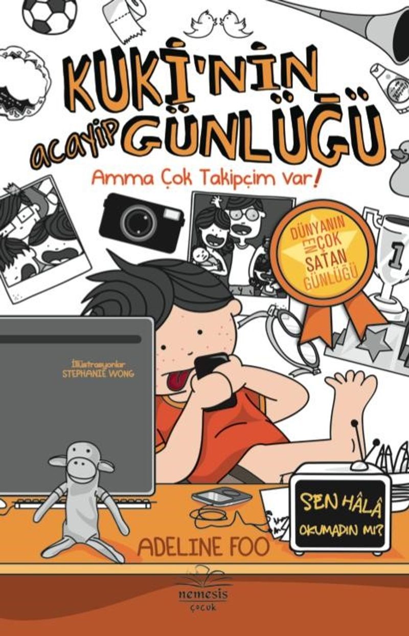 Kuki'nin Acayip Günlüğü 3 / Amma Çok Takipçip Var! kitap kapağı