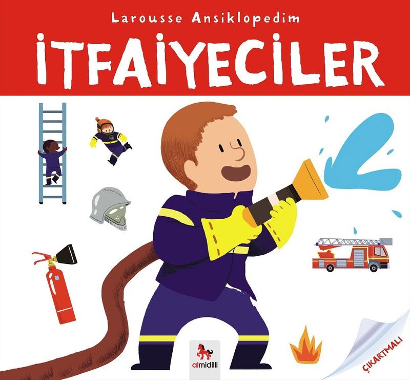 İtfaiyeciler / Larousse Ansiklopedim kitap kapağı