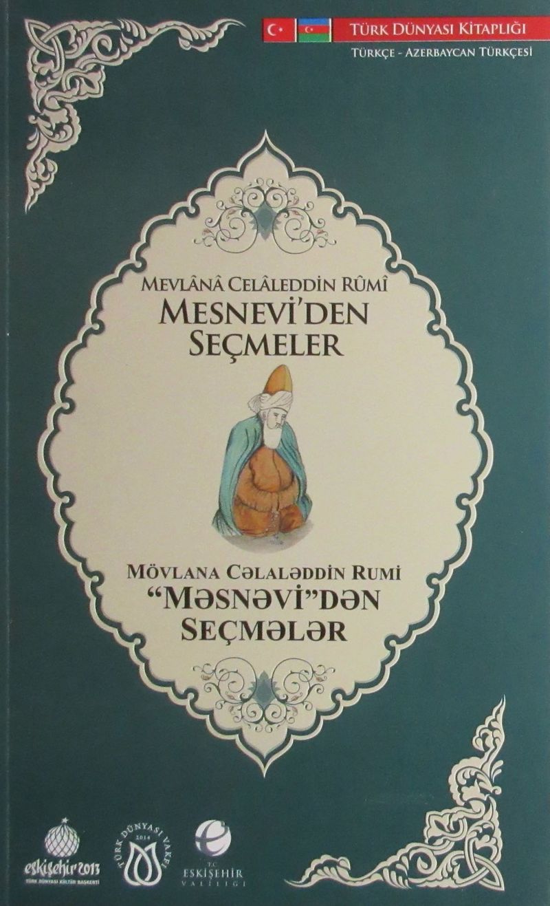 Mesnevi'den Seçmeler (Türkçe-Azerbaycan Türkçesi) kitap kapağı