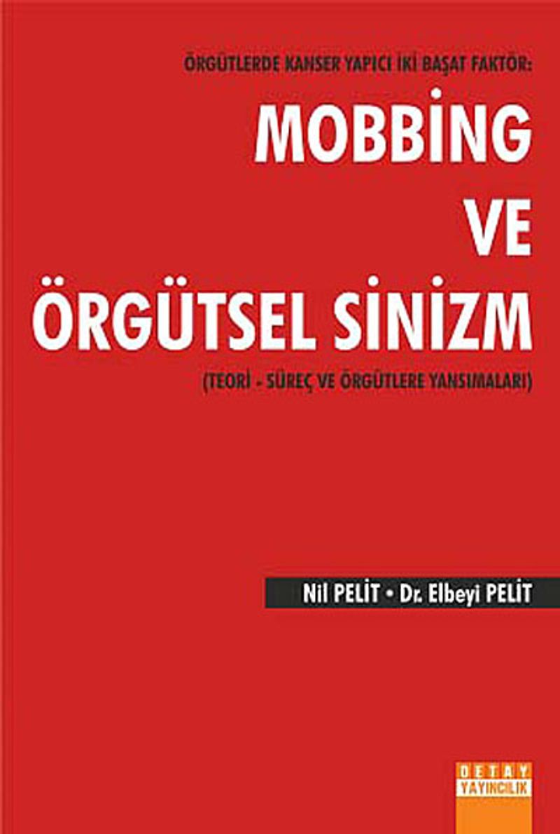 Mobbing ve Örgütsel Sinizm kitap kapağı