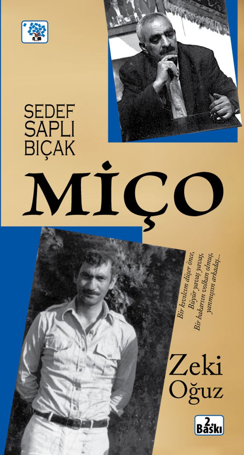 Sedef Saplı Bıçak Miço kitap kapağı