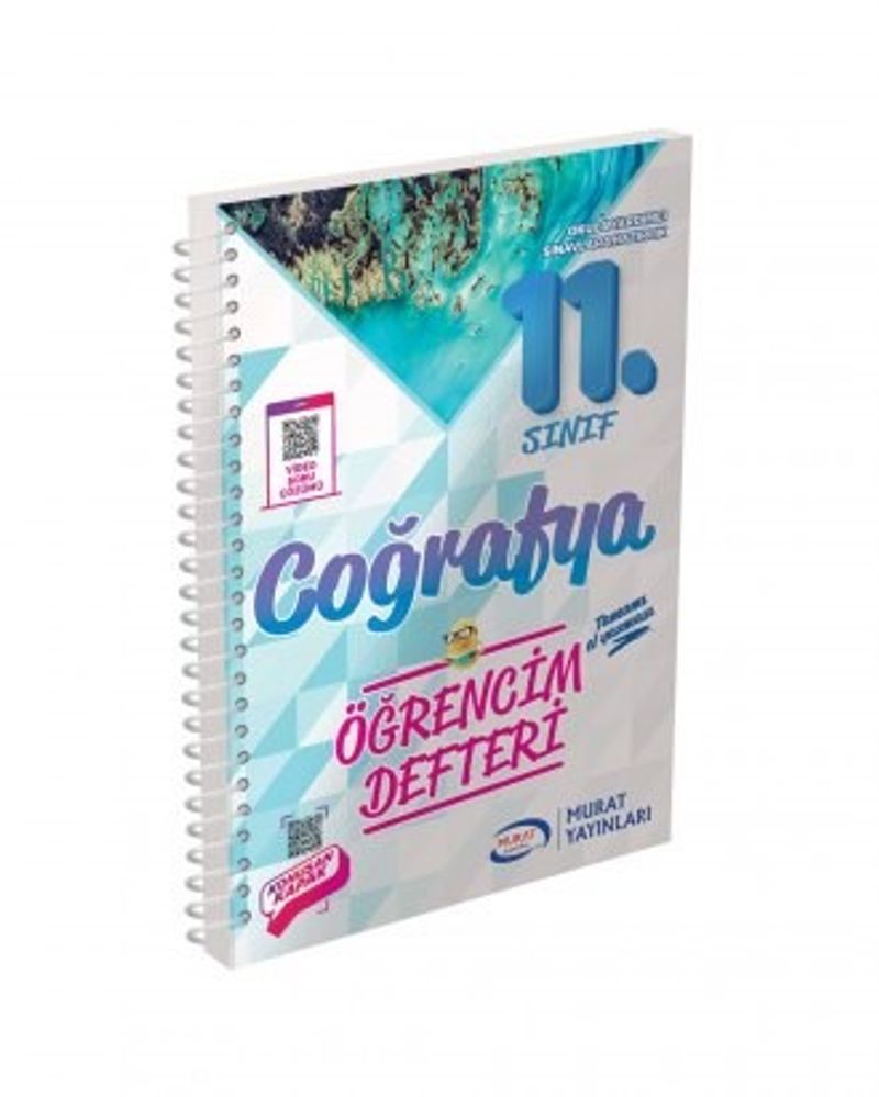 11.Sınıf Coğrafya Öğrencim Defteri kitap kapağı