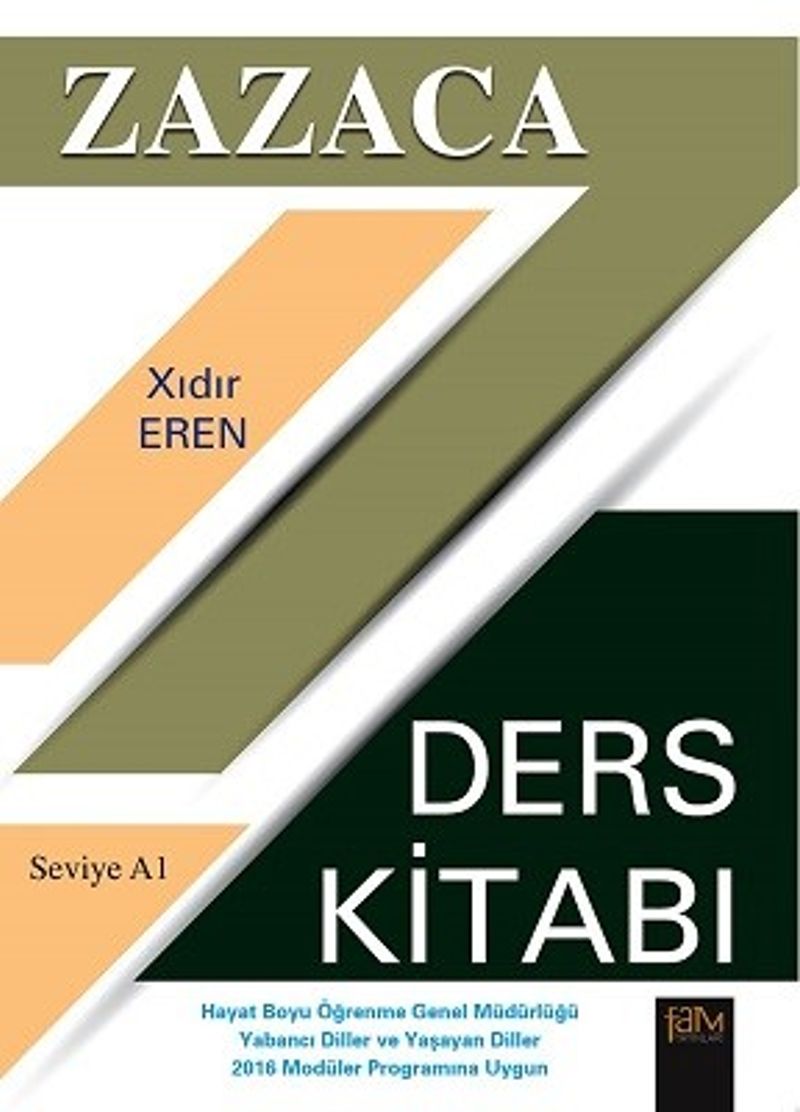 A1 Seviye Zazaca Ders Kitabı kitap kapağı
