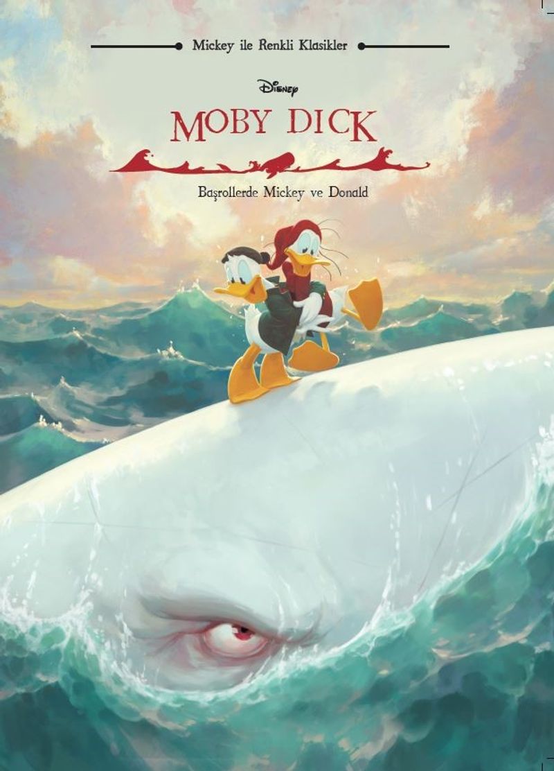 Disney Mickey İle Renkli Klasikler Moby Dick kitap kapağı