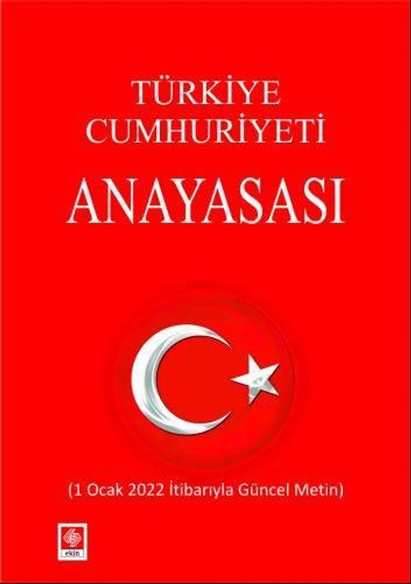 Türkiye Cumhuriyeti Anayasası kitap kapağı