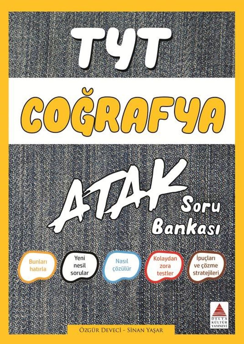 TYT Coğrafya Atak Soru Bankası kitap kapağı