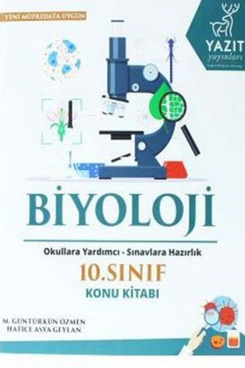 10. Sınıf Biyoloji Konu Kitabı kitap kapağı