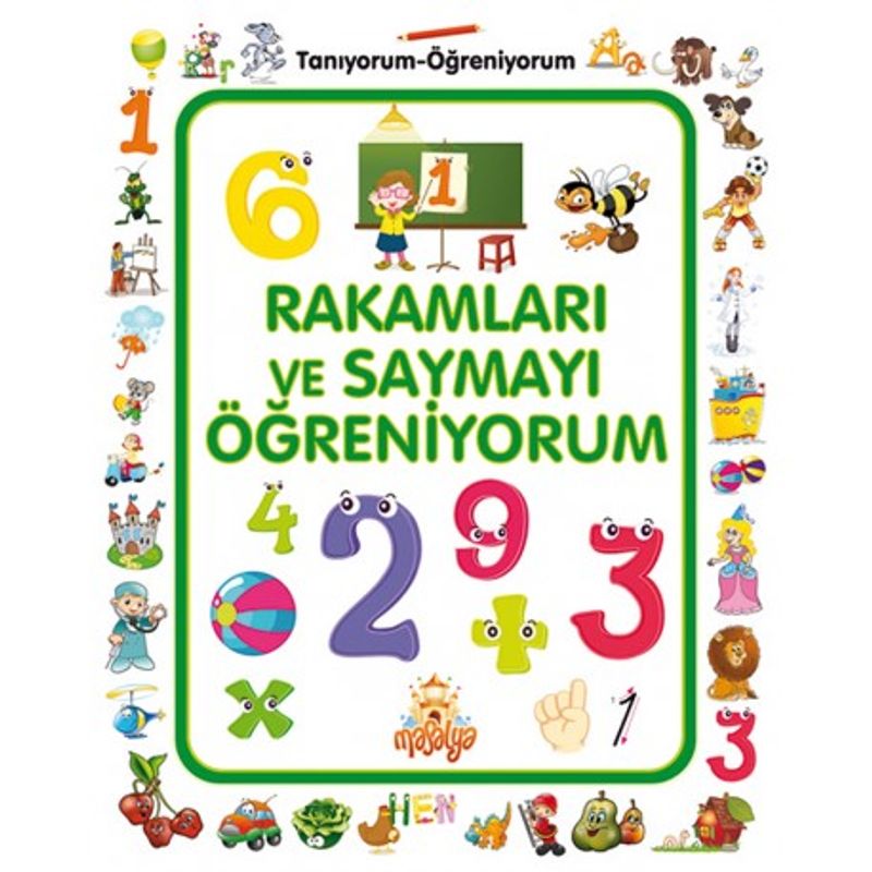 Rakamları ve Saymayı Öğreniyorum kitap kapağı