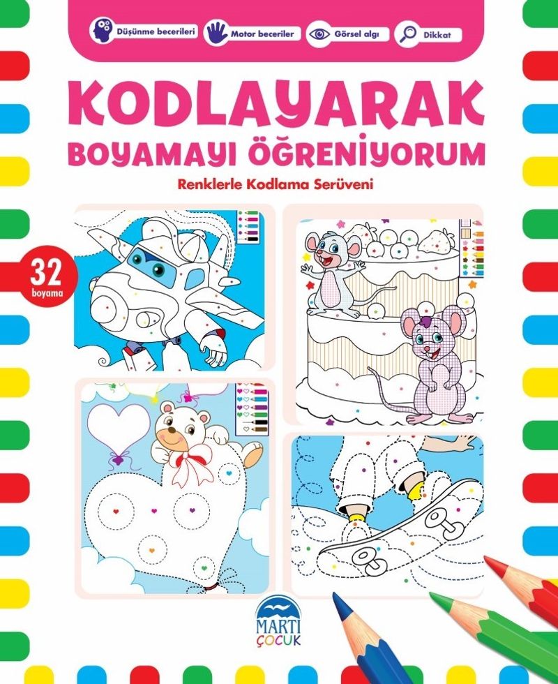 Kodlayarak Boyamayı Öğreniyorum 5 kitap kapağı