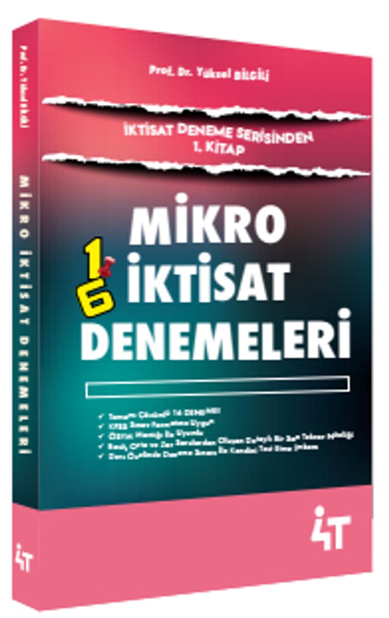 İktisat Deneme Serisinden 1. Kitap Mikro İktisat Denemeleri kitap kapağı