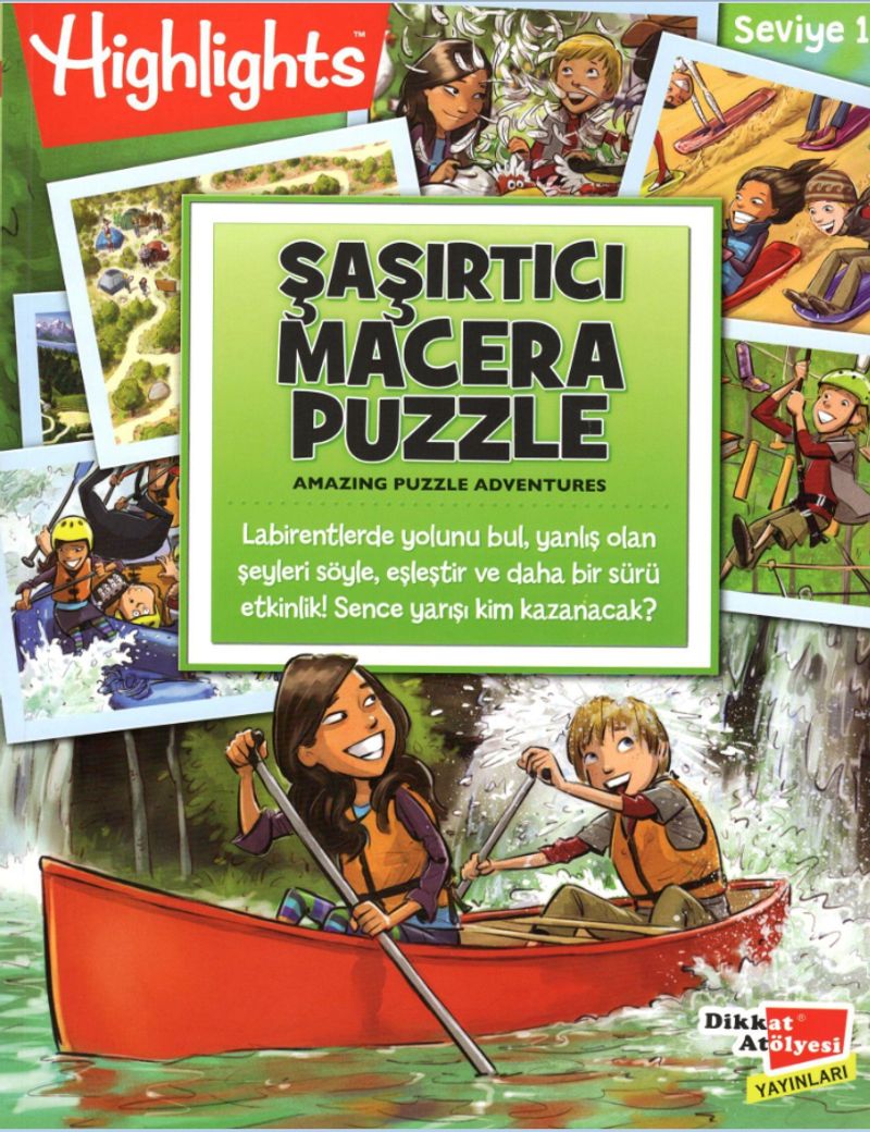 Highlights Şaşırtıcı Macera Puzzle (2'li Set) kitap kapağı