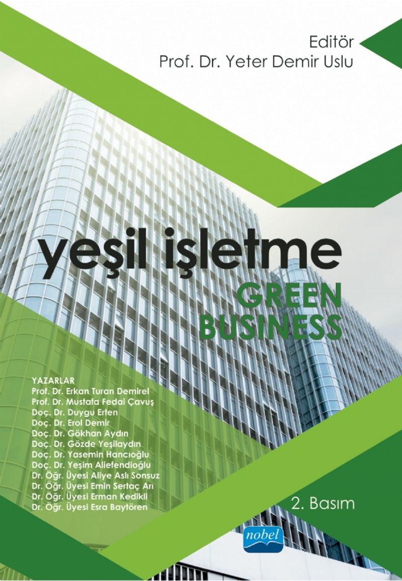 Yeşil İşletme kitap kapağı