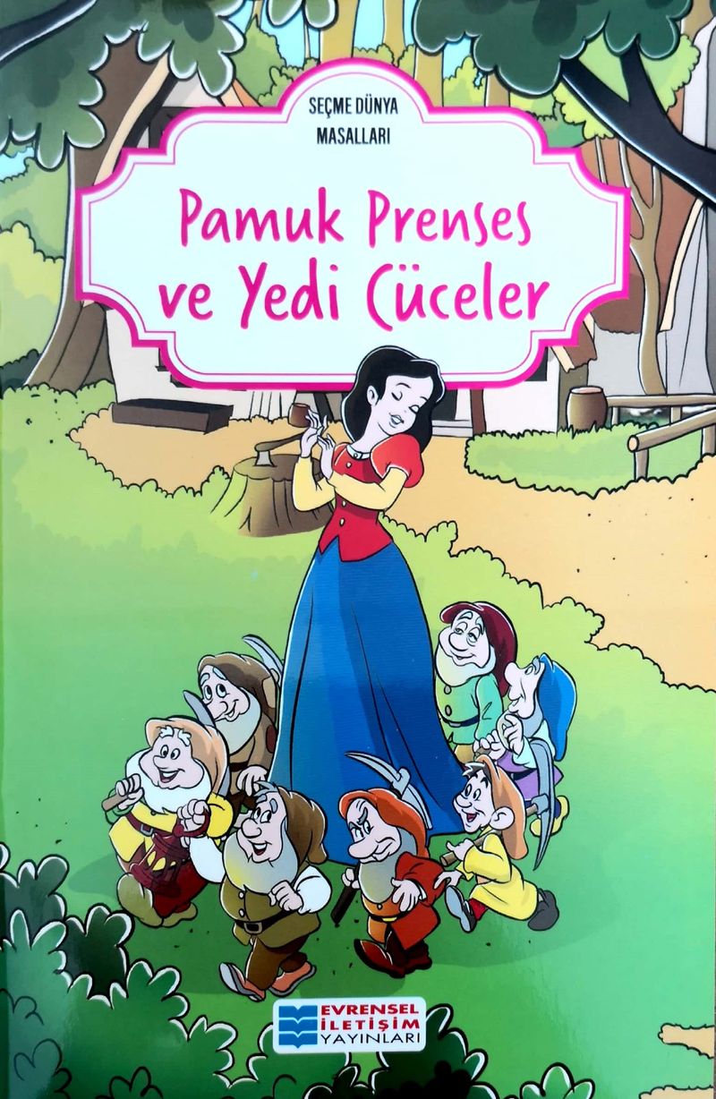 Pamuk Prenses Ve Yedi Cüceler kitap kapağı