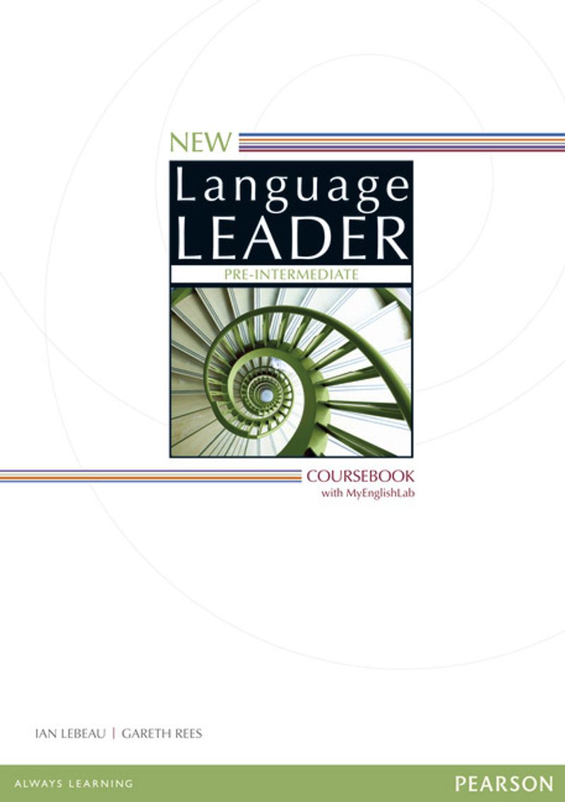 New Language Leader Pre-Intermediate Coursebook kitap kapağı