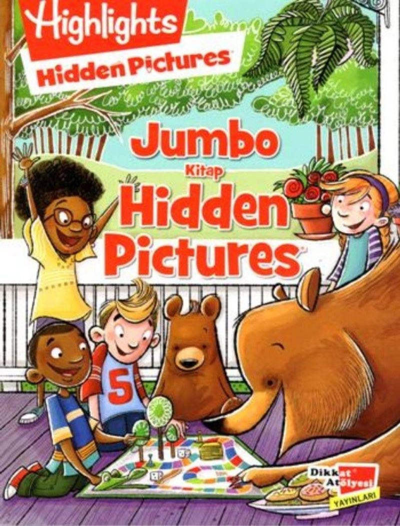 Highlights Jumbo Kitap Hidden Pictures Dikkat Geliştirme Serisi kitap kapağı
