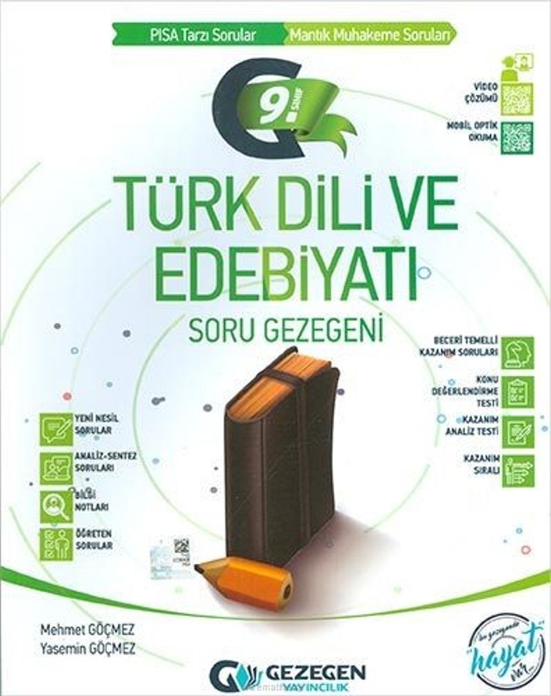 9. Sınıf Türk Dili ve Edebiyatı Soru Gezegeni kitap kapağı