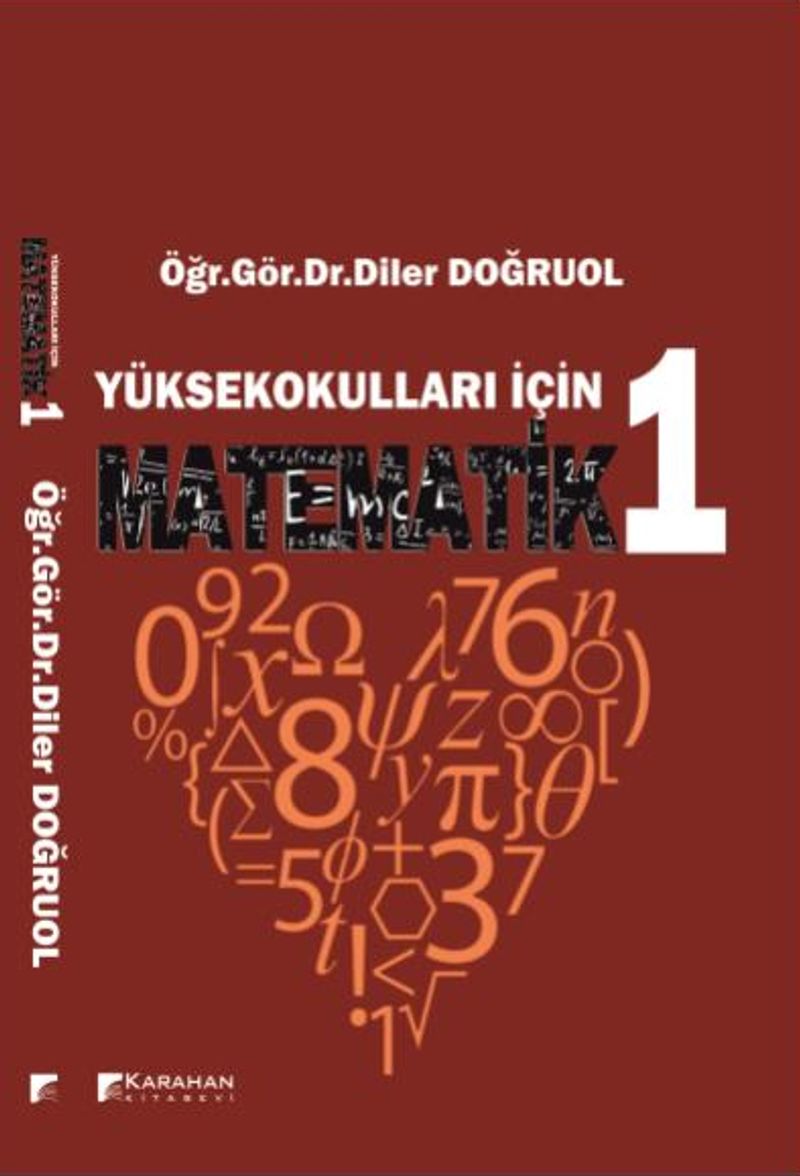 Yüksekokullar İçin Matematik 1 kitap kapağı
