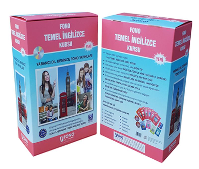 Fono Temel İngilizce Kursu kitap kapağı