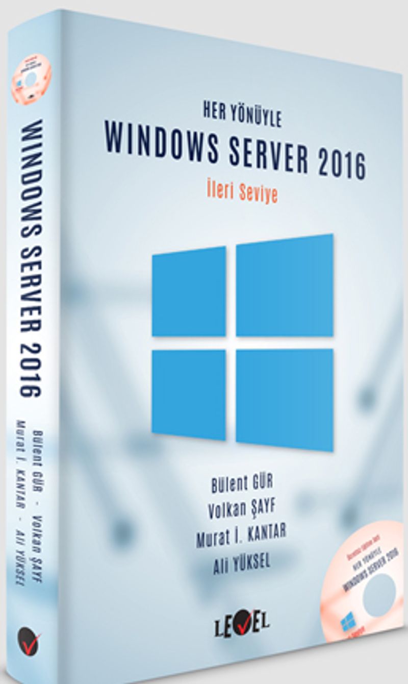 Her Yönüyle Windows Server 2016 (İleri Seviye) (CD Ekli) kitap kapağı