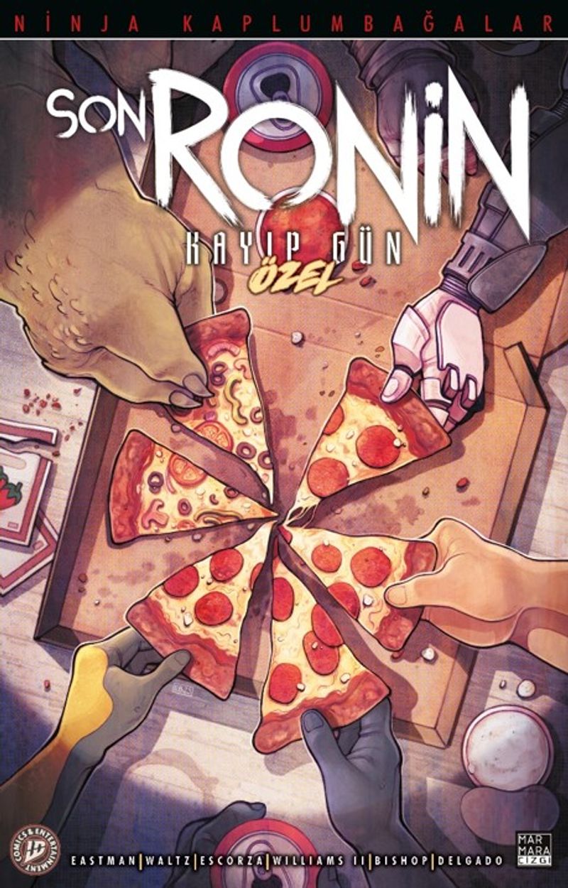 Ninja Kaplumbağalar / Son Ronin Kayıp Gün Özel kitap kapağı
