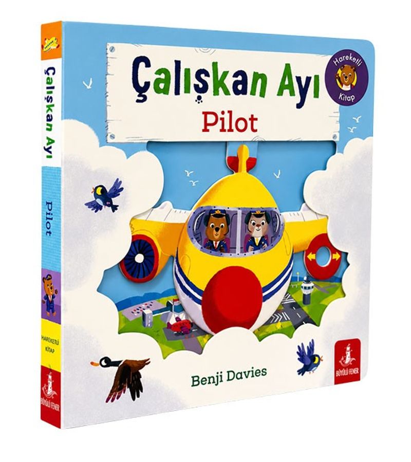 Çalışkan Ayı / Pilot (Hareketli Kitap) kitap kapağı