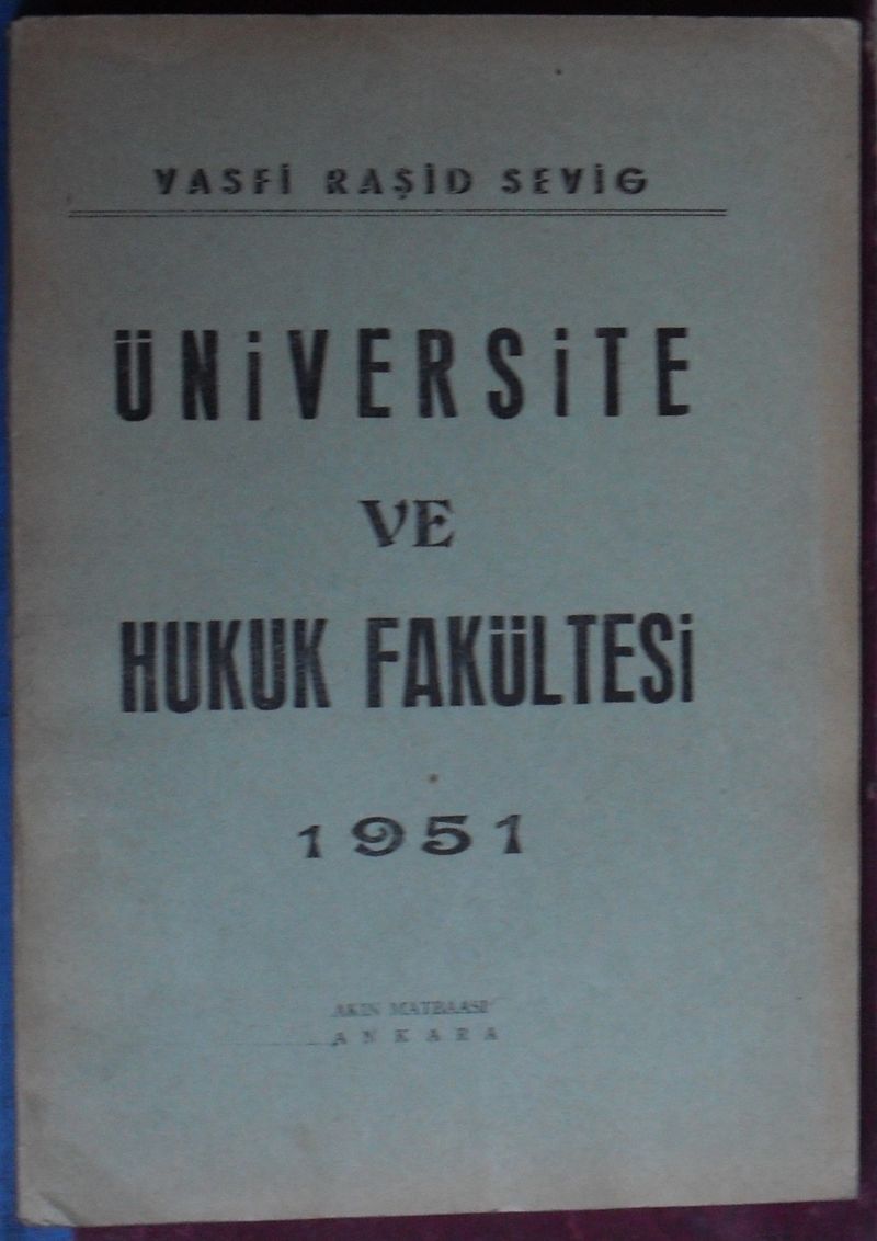 Üniversite ve Hukuk Fakültesi (Kod:6-A-50) kitap kapağı