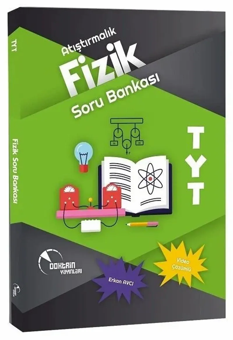 YKS TYT Fizik Atıştırmalık Soru Bankası Çözümlü kitap kapağı