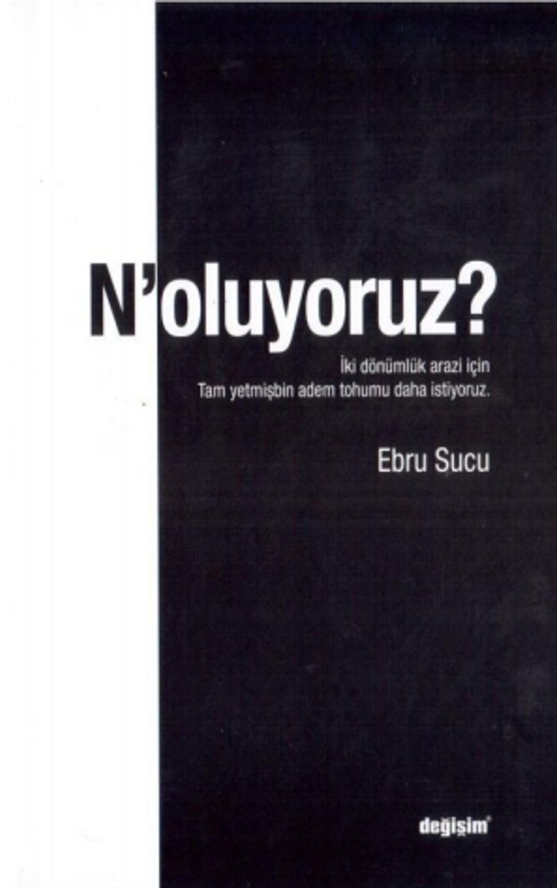 N'oluyoruz? kitap kapağı