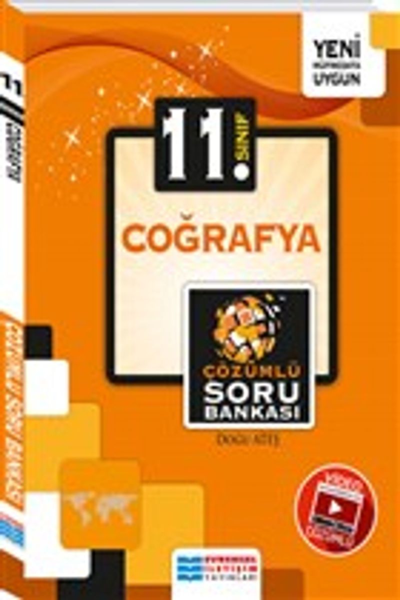 11. Sınıf Coğrafya Çözümlü Soru Bankası kitap kapağı