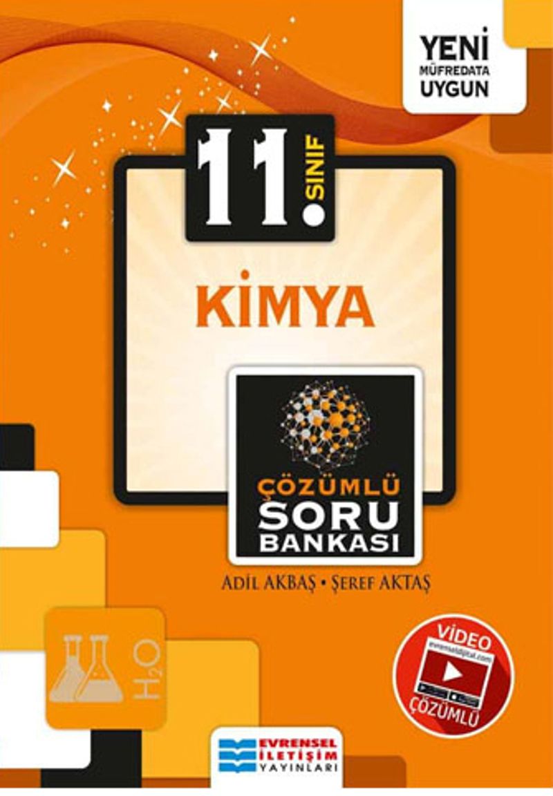 11. Sınıf Kimya Video Çözümlü Soru Bankası kitap kapağı