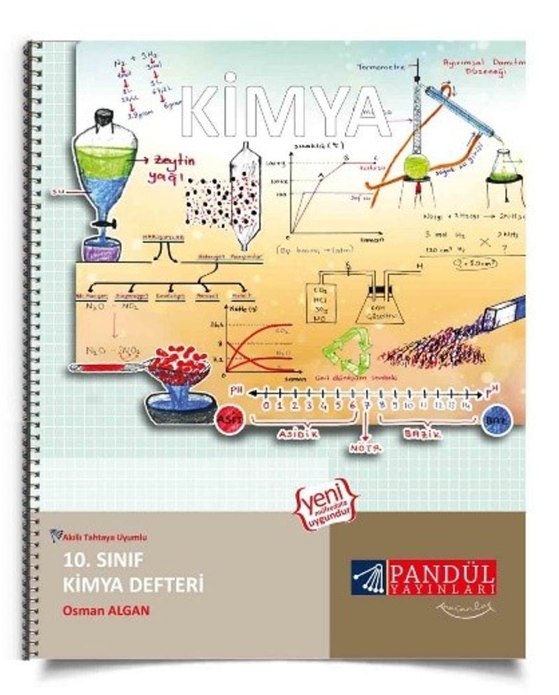 10. Sınıf Kimya Defteri kitap kapağı