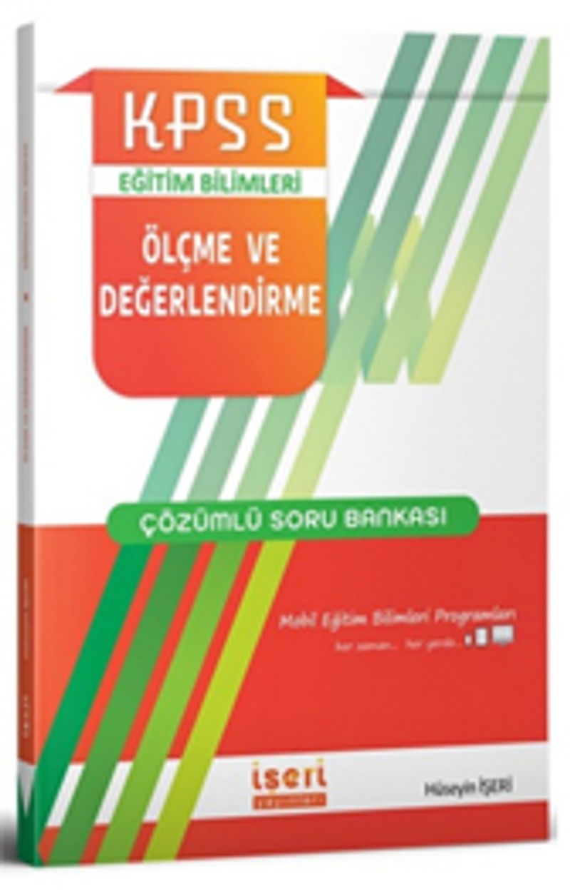 KPSS Eğitim Bilimleri Ölçme ve Değerlendirme Çözümlü Soru Bankası kitap kapağı