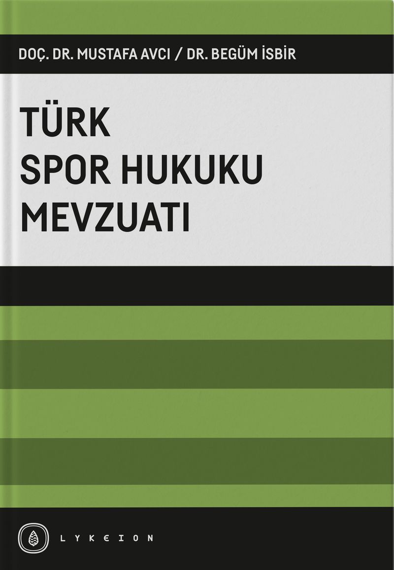 Türk Spor Hukuku Mevzuatı kitap kapağı