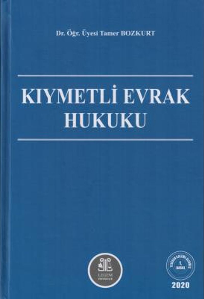 Kıymetli Evrak Hukuku kitap kapağı