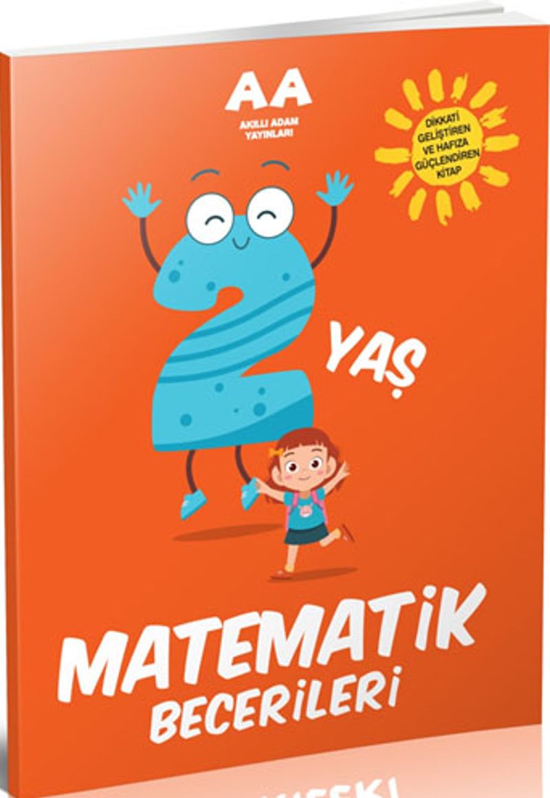 2 Yaş Matematik Becerileri kitap kapağı