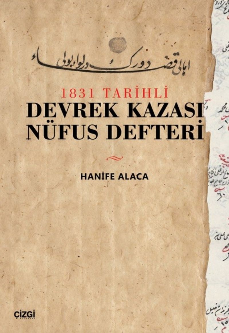 1831 Tarihli Devrek Kazası Nüfus Defteri kitap kapağı