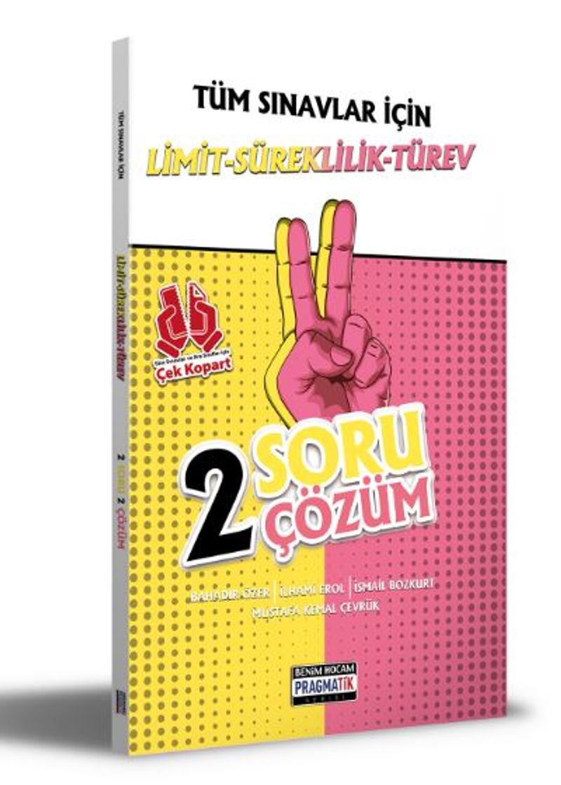 Tüm Sınavlar İçin Limit-Süreklilik-Türev 2 Soru 2 Çözüm Fasikülü kitap kapağı
