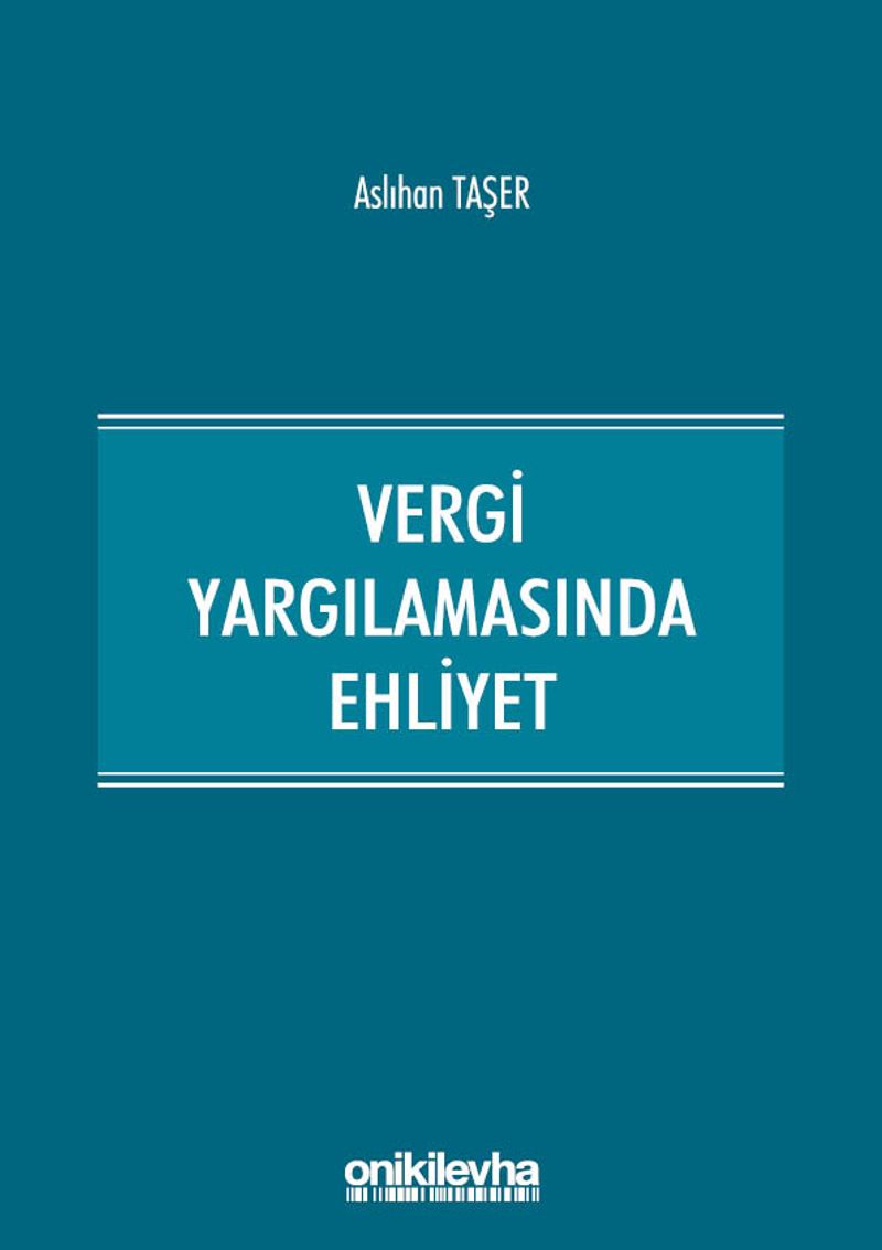 Vergi Yargılamasında Ehliyet kitap kapağı