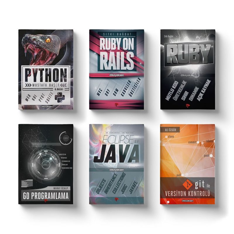 Programlama Eğitim Seti 2 (6 Kitap) kitap kapağı
