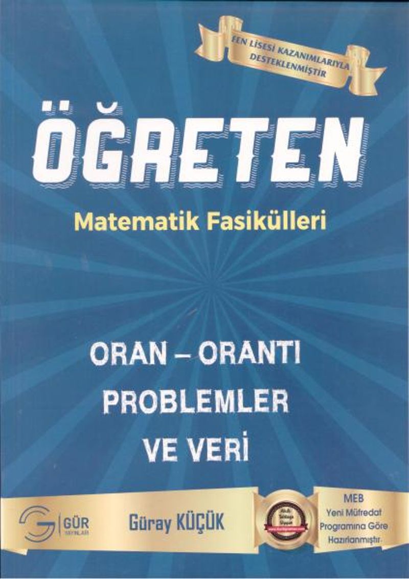 Gür Ögreten Matematik Fasikülleri Oran Orantı Problemler ve Veri kitap kapağı