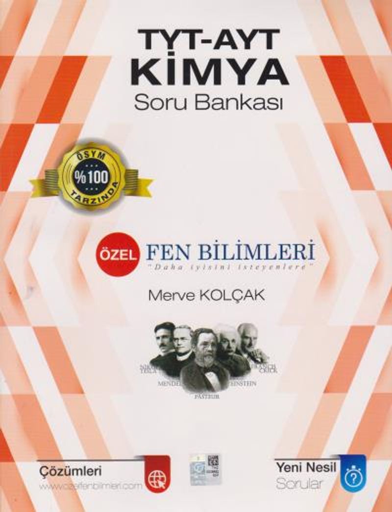TYT AYT Kimya Soru Bankası kitap kapağı