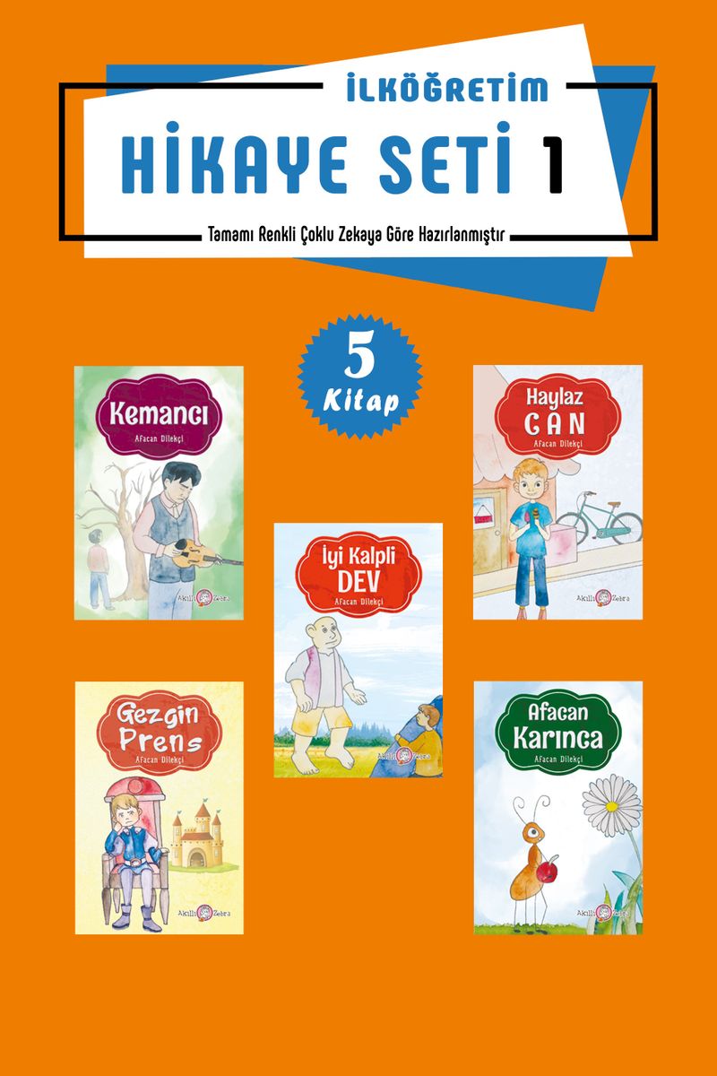 İlköğretim Hikaye Seti 1 (5 Kitap) kitap kapağı