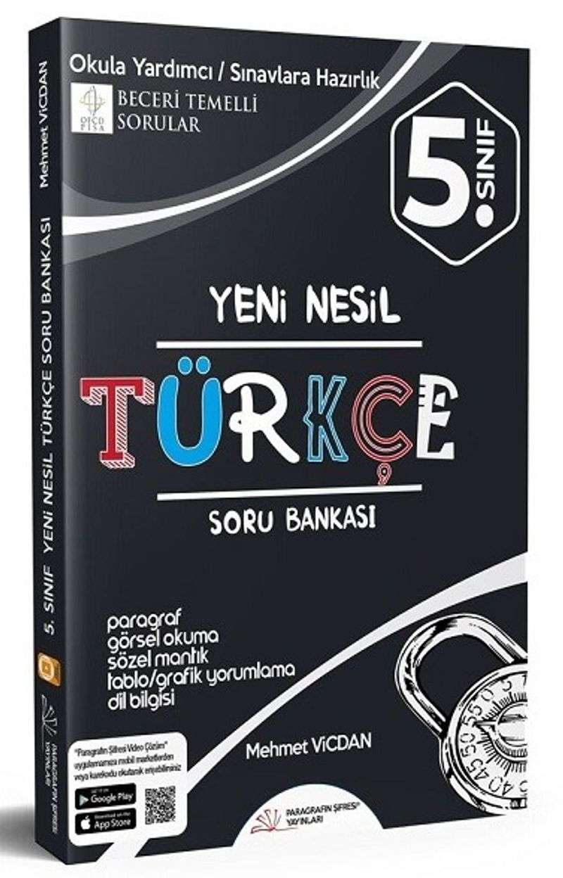 5. Sınıf Yeni Nesil Türkçe Soru Bankası kitap kapağı