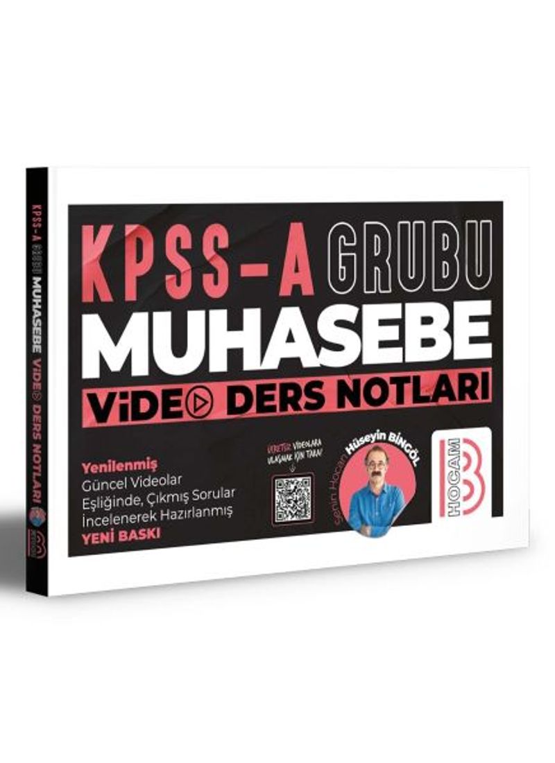 KPSS A Grubu Muhasebe Video Ders Notları kitap kapağı